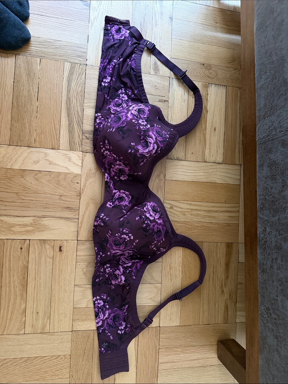 torrid Purple Floral Underwire Bra